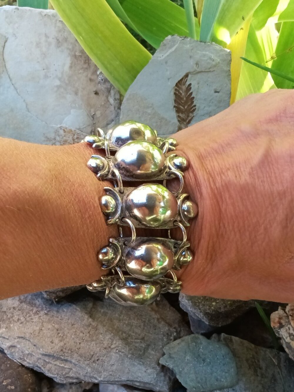 Pre 1940's C. Avila de la Borda Sterling Bracelet